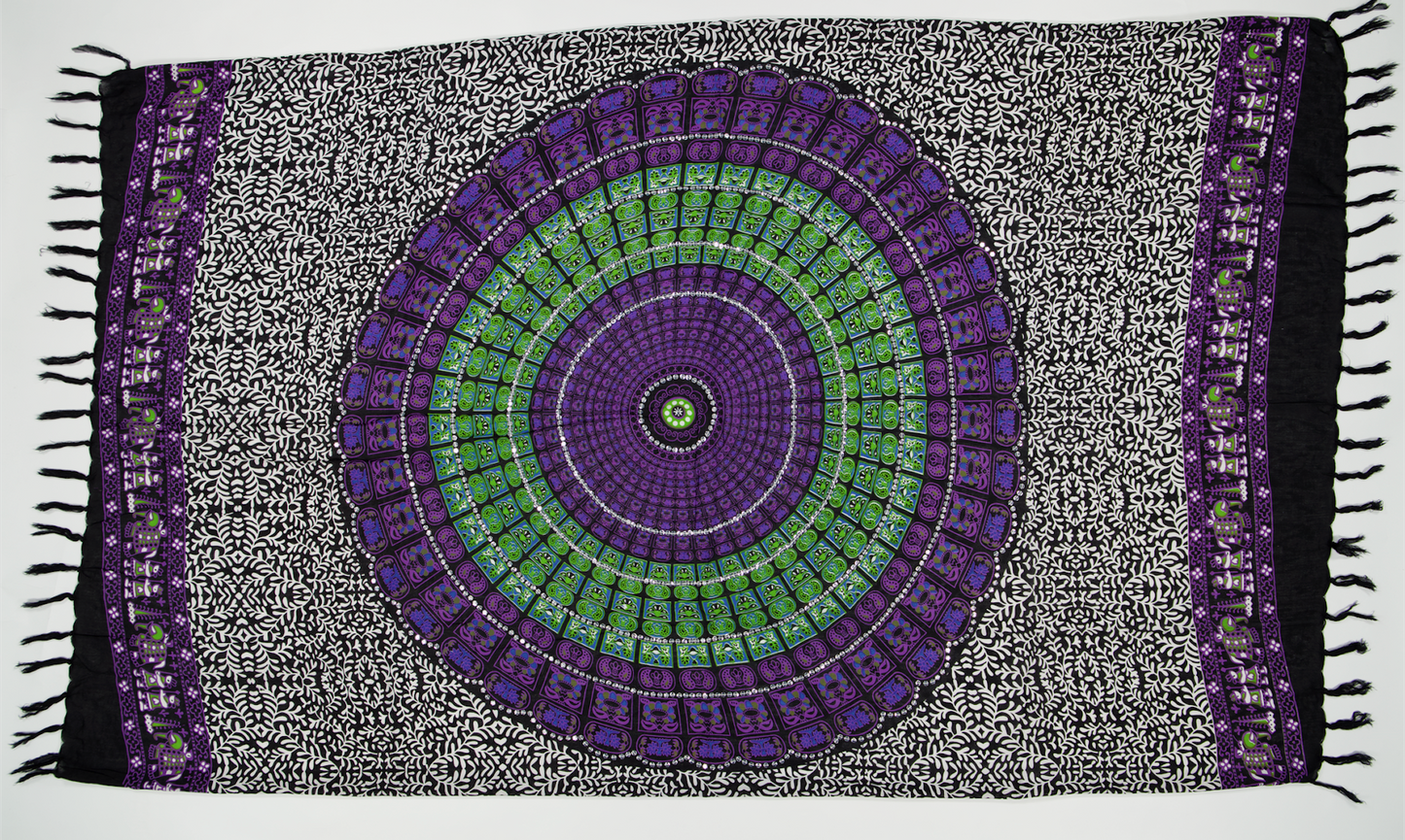MANDALA SQUARE SHINE ORCHID