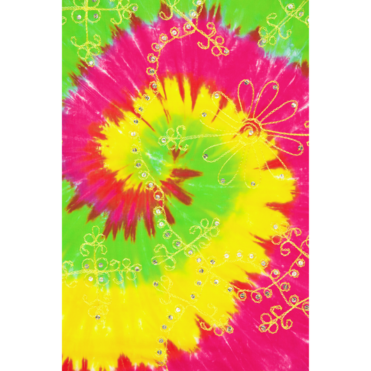 TIE DYE BLOOM SHINE